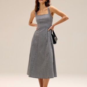 The A&F Mila Stretch Midi dress - XL tall